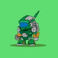 Standing Cute Gundam Mecha RobotÃÂ sweet kids graphics for t-shirts and toys, vector design and can use Suitable for tshirt,